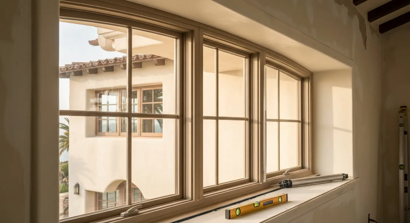 Custom window installation