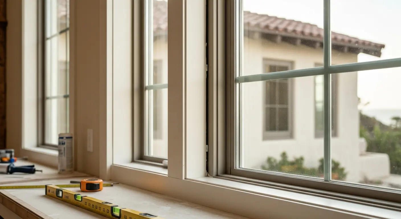 Custom window design installation