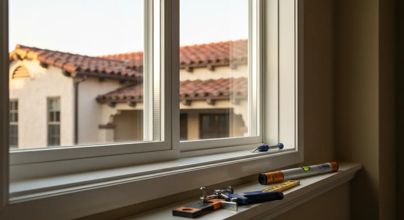 Window replacement in Carlsbad home
