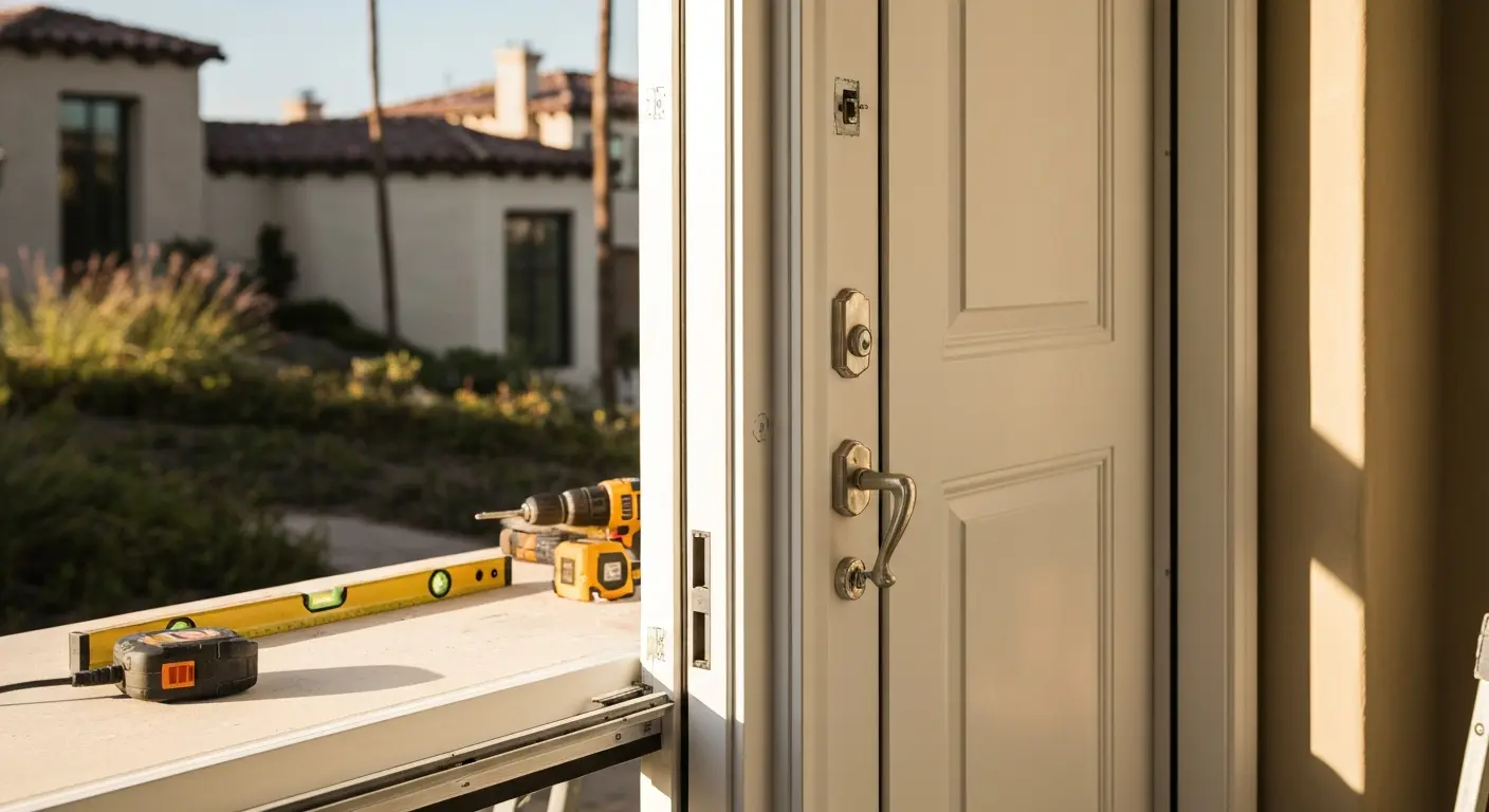 Door installation in Del Mar