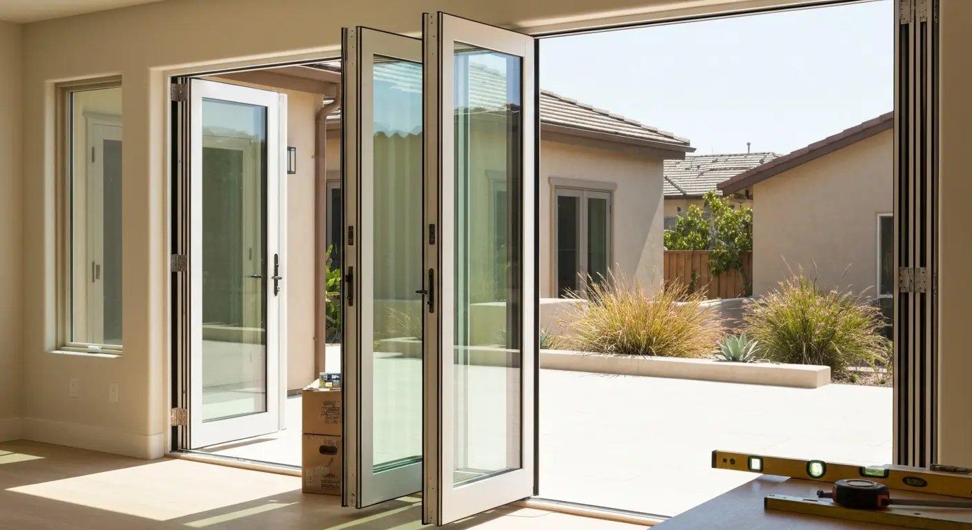 Bifold door installation