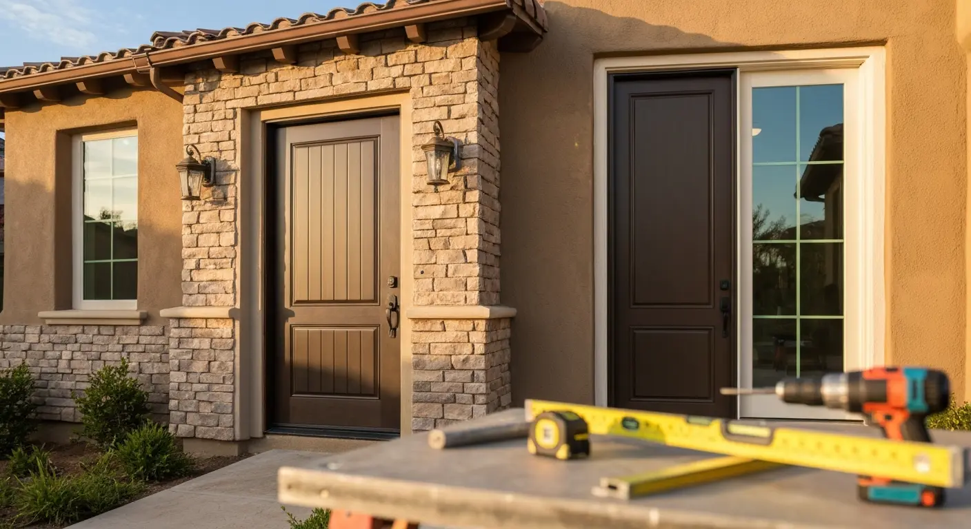 Custom entry doors and patio doors