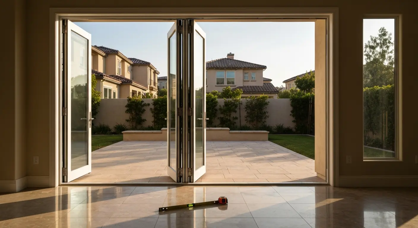 Bifold door installation