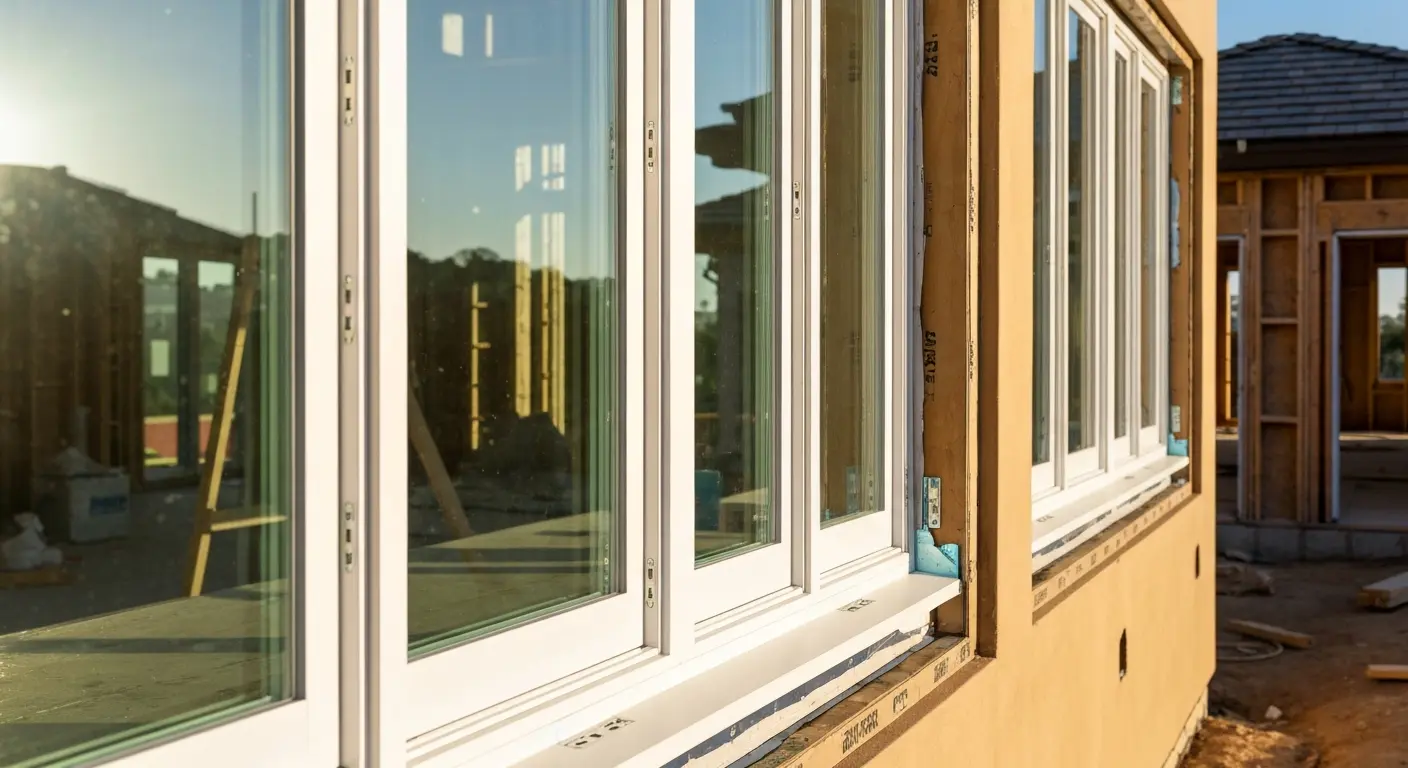 New construction window installation