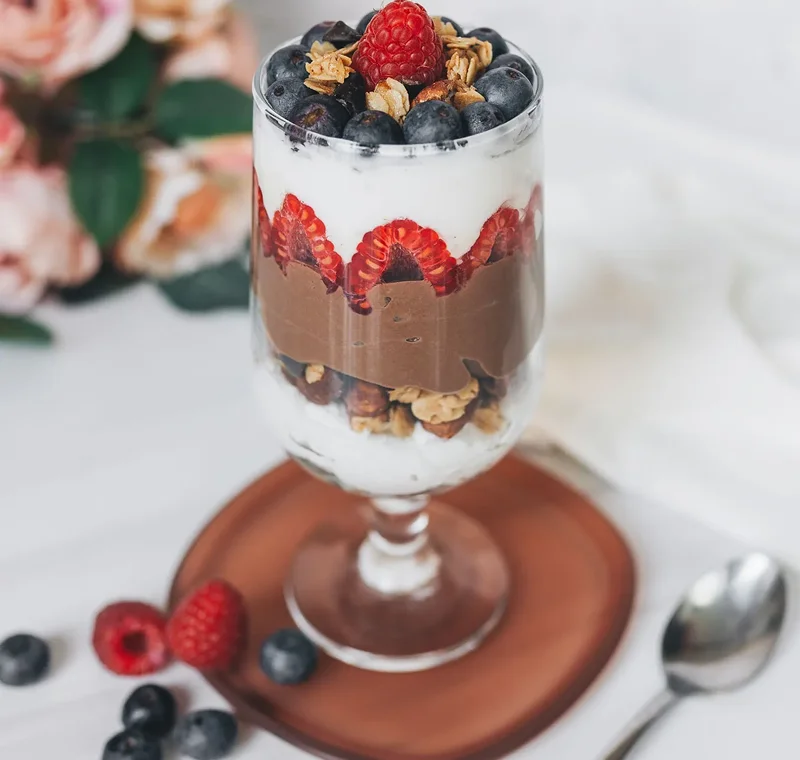 Chocolate Protein Parfait