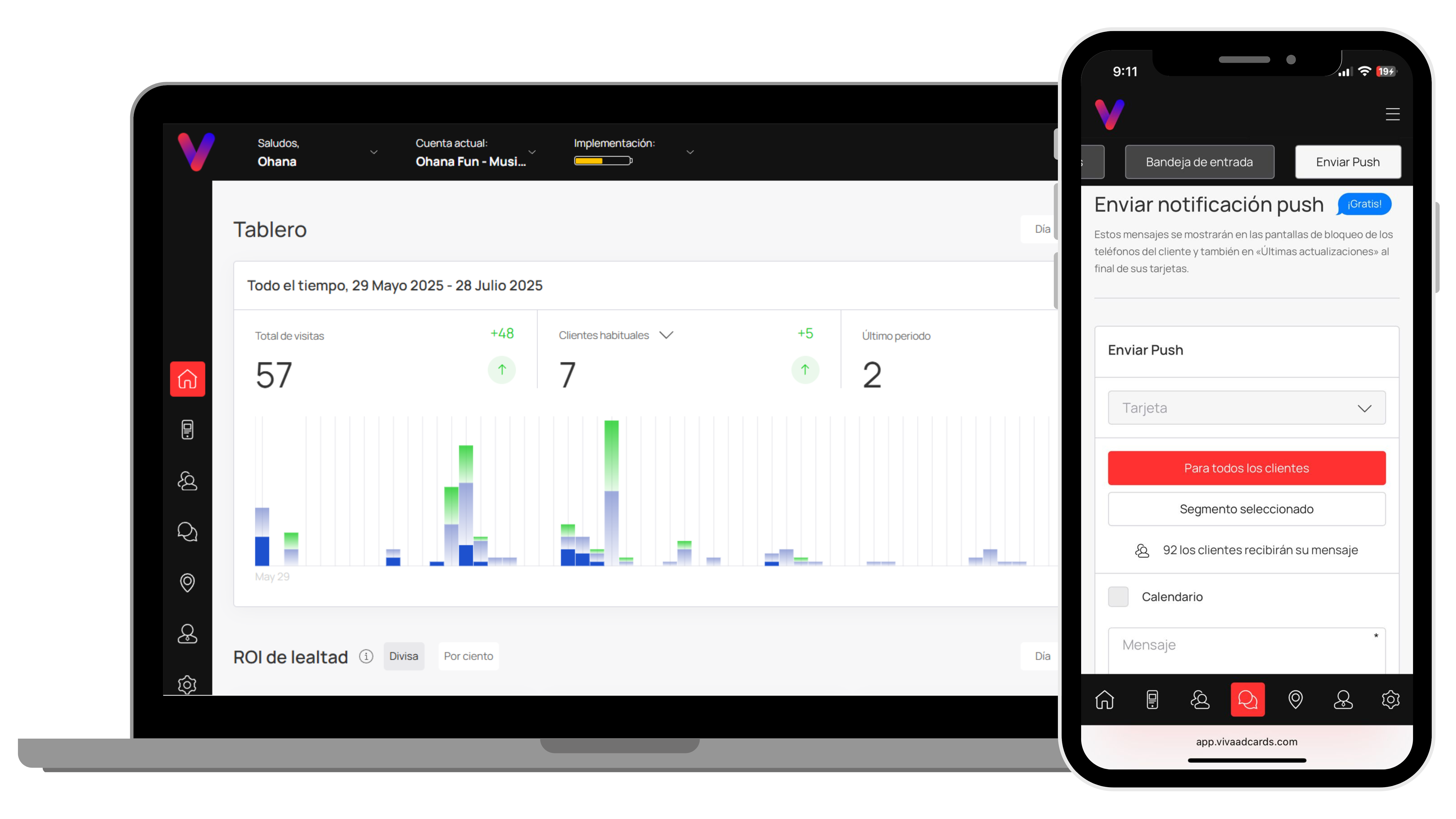 CRM de Lealtad Vivaad
