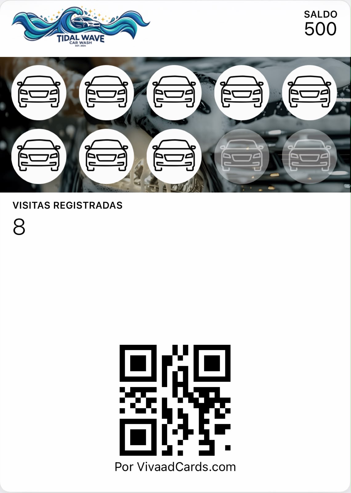 Tarjeta digital de suscripción o prepago