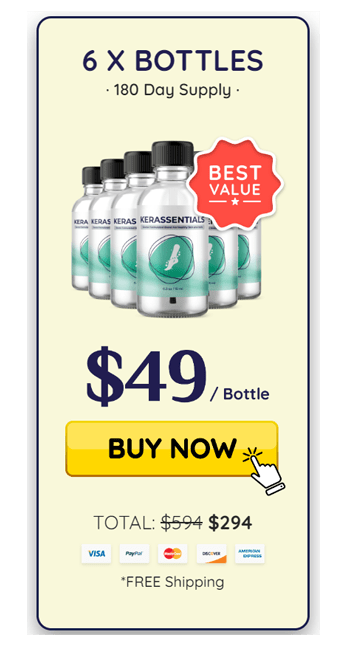 kerassentials 6 bottle