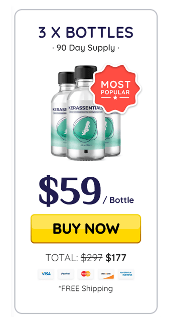 kerassentials 3 bottle
