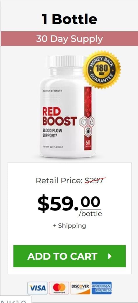 red boost 1 bottle