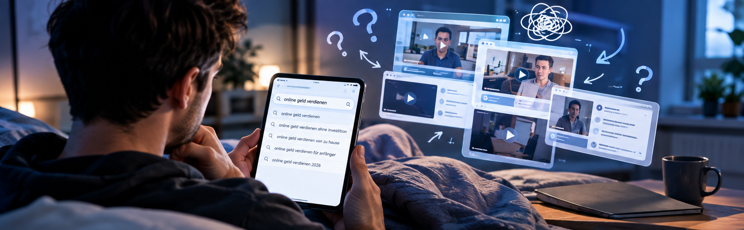 Online Geld verdienen ohne Vorkenntnisse – drei einfache Wege für Anfänger: Online-Jobs, Affiliate Marketing und digitale Produkte. Online Geld verdienen ohne Vorkenntnisse – drei einfache Wege für Anfänger: Online-Jobs, Affiliate Marketing und digitale Produkte.