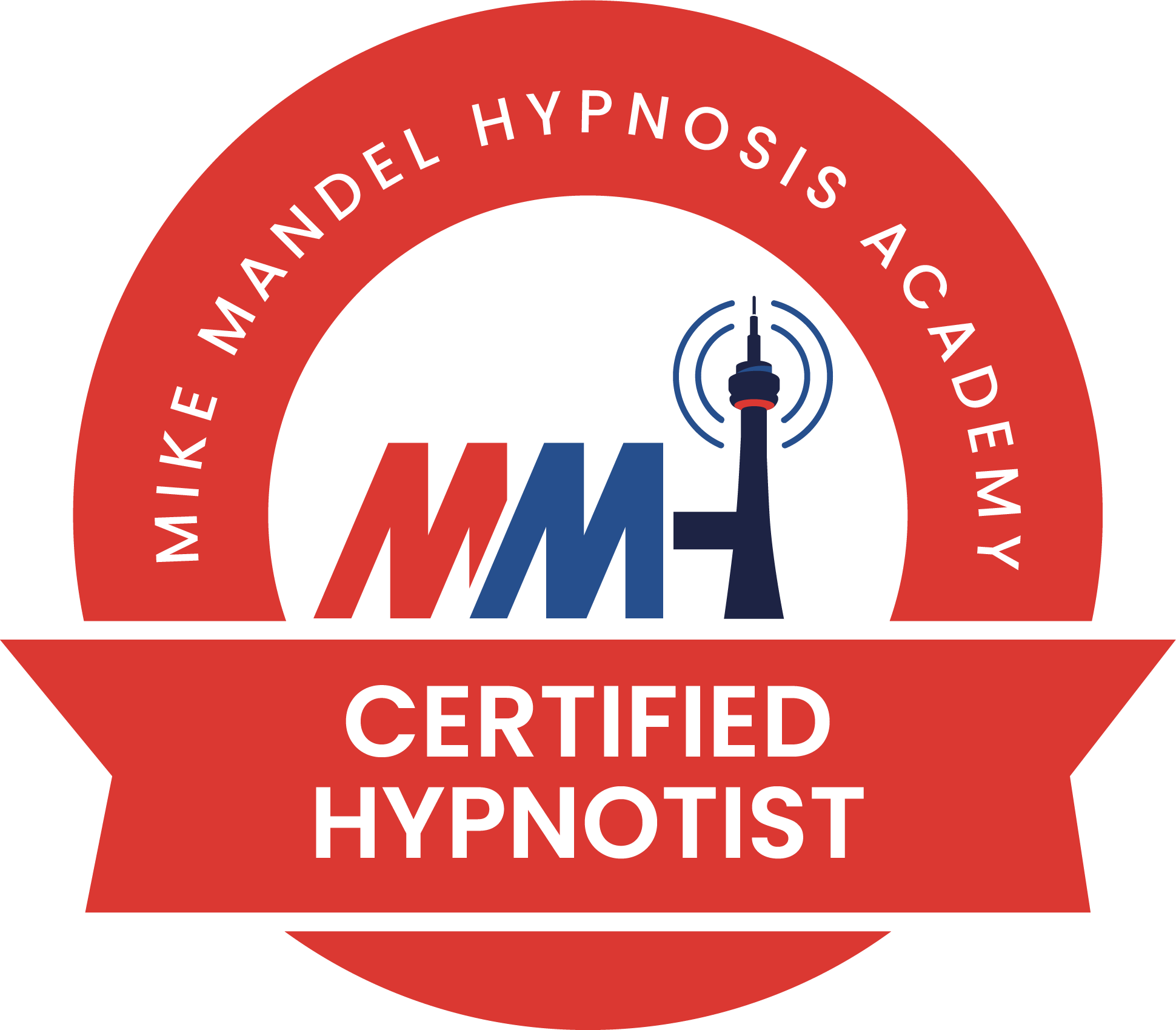 Certified Hypnotist credential badge, Mike Mandel Hypnosis Academy