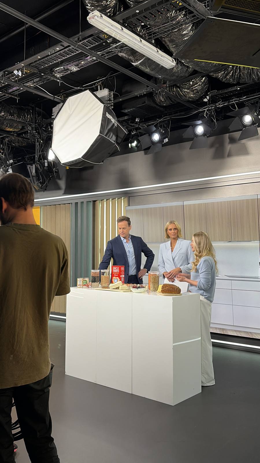 Michaela Sparrow, naturopath and nutritionist, live in the studio on the Today Show