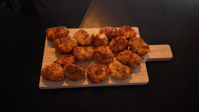 nuggets de pollo y queso