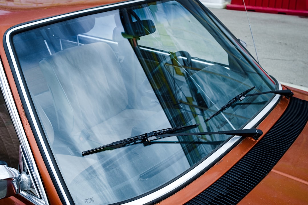 Windshield with localized chip and crack damage