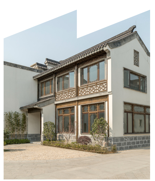 A traditional style house during a showing