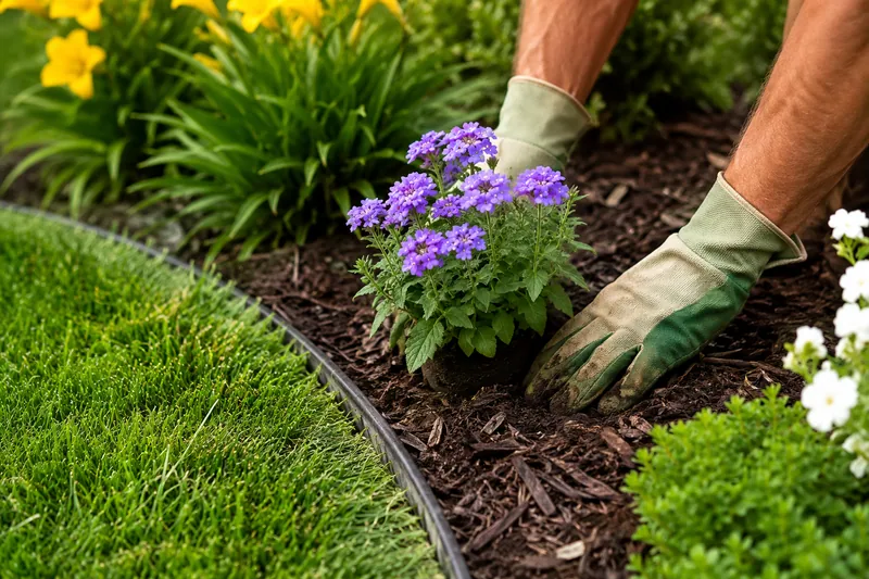 Professional landscaping design and installation on a Long Island NY residential property — Reyes Euroscape Design Corp.