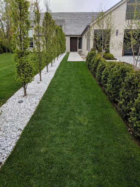 Landscaping and power washing project on Long Island NY