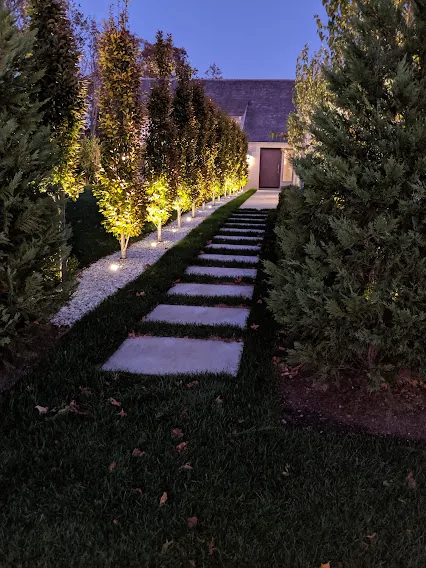 Landscaping and power washing project on Long Island NY