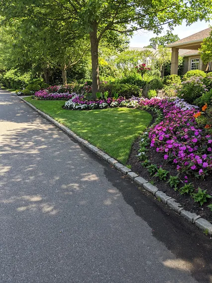 Landscaping and power washing project on Long Island NY