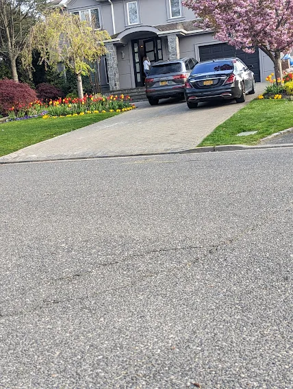 Landscaping and power washing project on Long Island NY