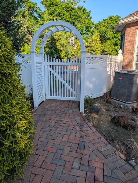 Landscaping and power washing project on Long Island NY