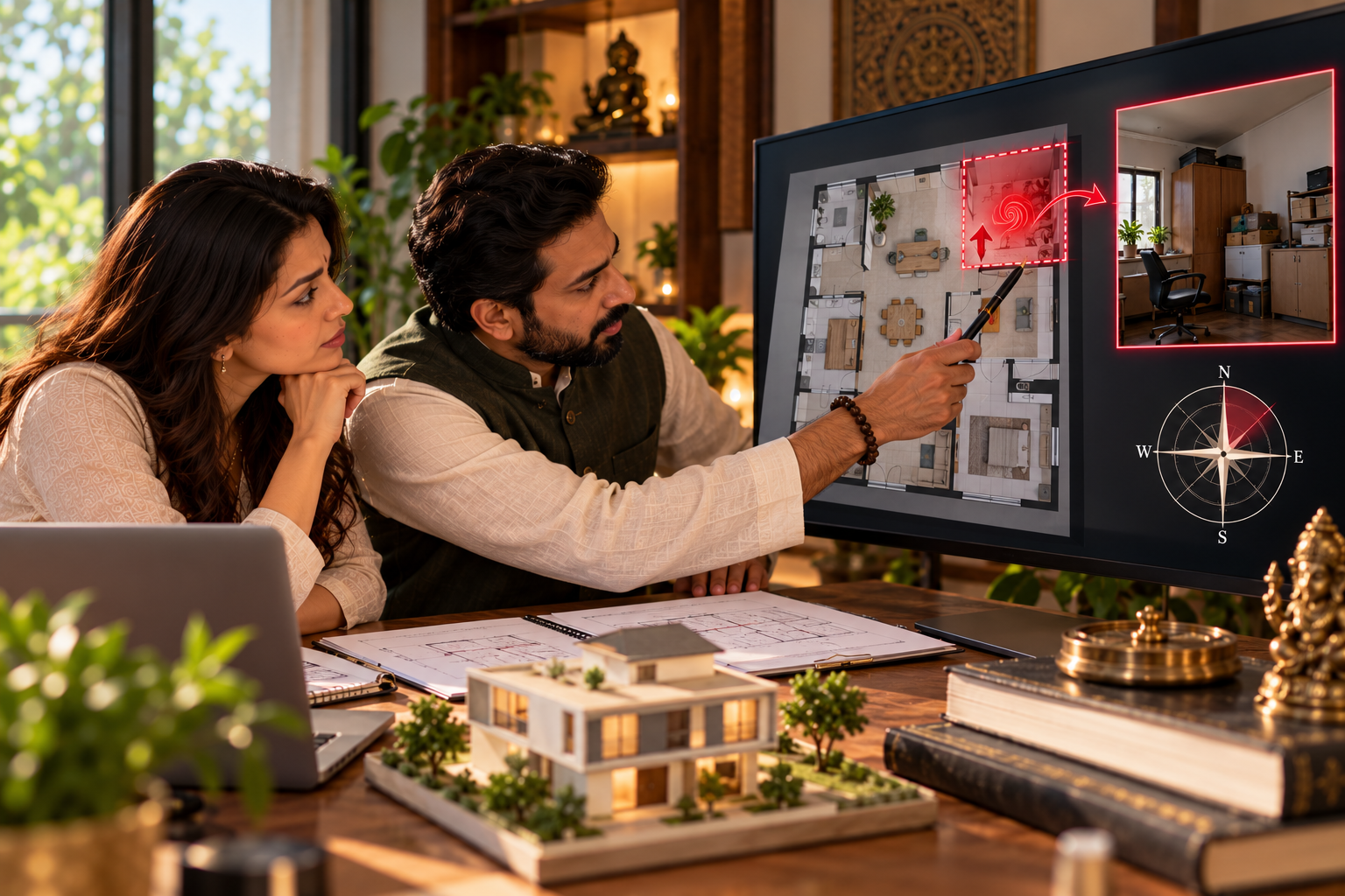 Home interior for Vastu assessment