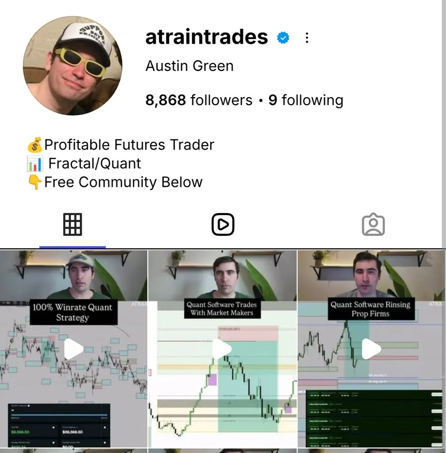 ATRAIN TRADES Instagram, 9 Oct 2026