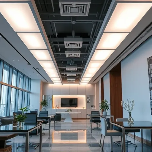 Seamlessly installed whole home surge protection system in a modern Fort Worth home, shown inside a tidy electrical panel with organized wiring and a bright, contemporary utility room background