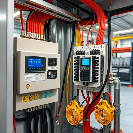 Completed electrical installation in Fort Worth TX displaying high-quality components, organized cables, and tools.