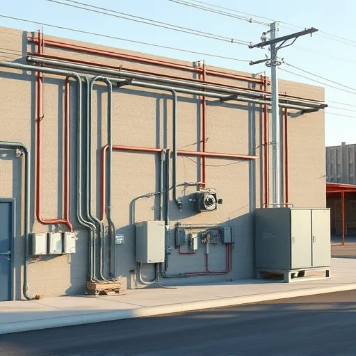 Completed electrical installation in Fort Worth, TX showcasing intricate wiring and sleek design without people.