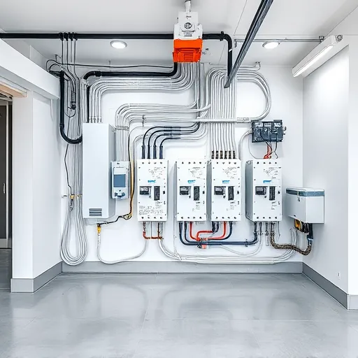 Completed electrical installation in Trophy Club TX featuring organized wires, labeled breakers, and polished fixtures.