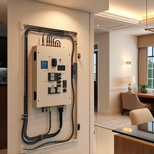 Completed electrical installation in Trophy Club TX with organized wiring and high-quality fixtures in a modern home.
