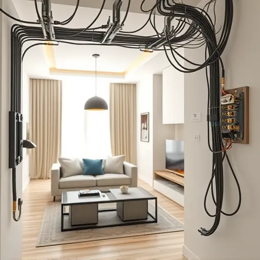Completed electrical installation in Southlake TX featuring neat wiring, modern fixtures, and seamless integration in a home.