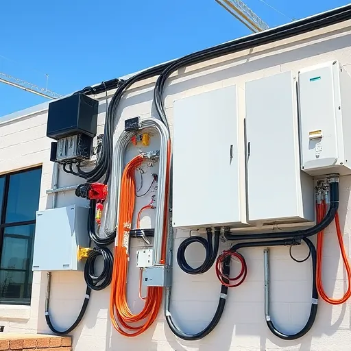 Sleek electrical installation in Crowley, TX with organized panels, premium materials, and professional craftsmanship.