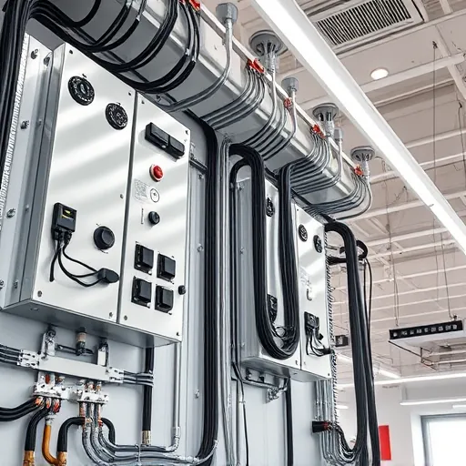 Electrical installation in Euless TX features polished panels, organized cables, and modern energy-efficient lighting.