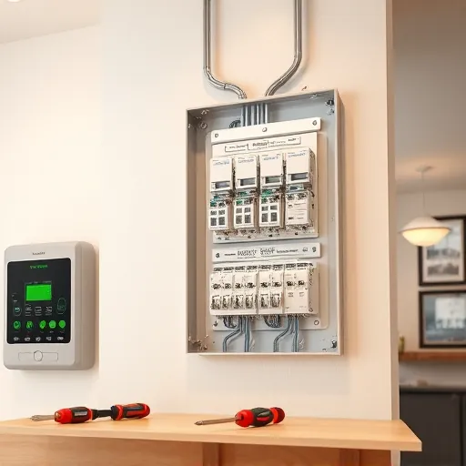 Completed electrical installation in Lake Worth TX featuring organized panel, labeled breakers, and efficient tools.