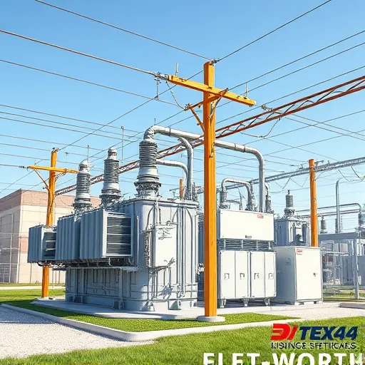 Completed electrical installation in Fort Worth, TX showcases meticulous design and craftsmanship.