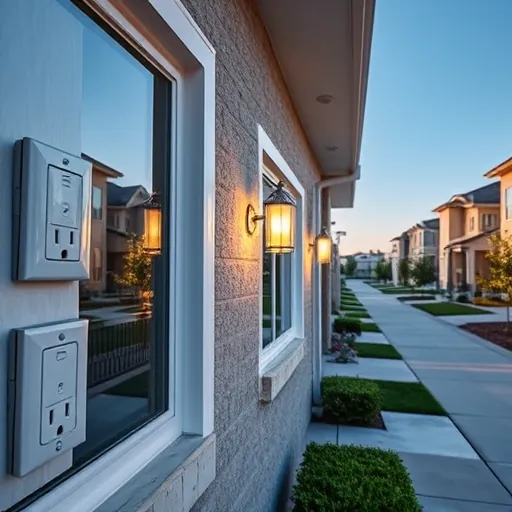 Modern residential electrical installation in Crowley TX features sleek outlets, smart panels, and bright lighting.