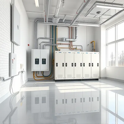 Modern electrical installation in Aledo TX showcasing sleek panels, polished wiring, and energy-efficient lighting in a bright space.