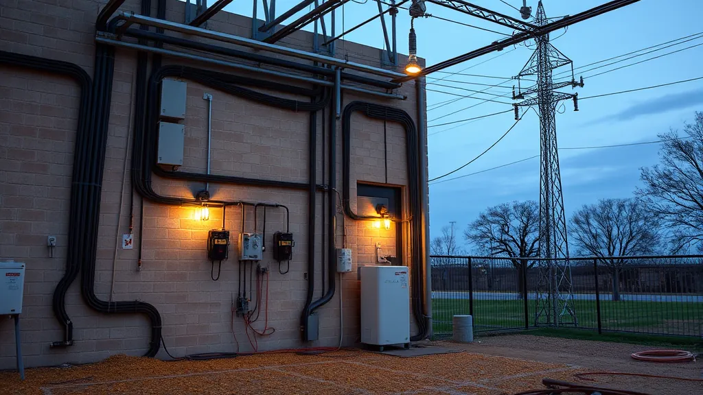 Electrical services in Keller TX with tools and technicians working on a project.