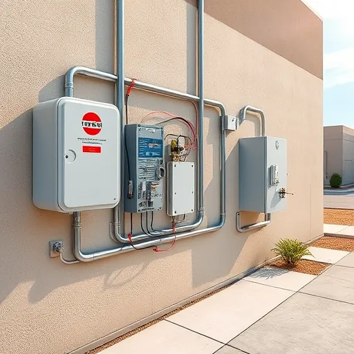 Completed electrical installation in a Fort Worth, TX setting showcasing modern design features and equipment.