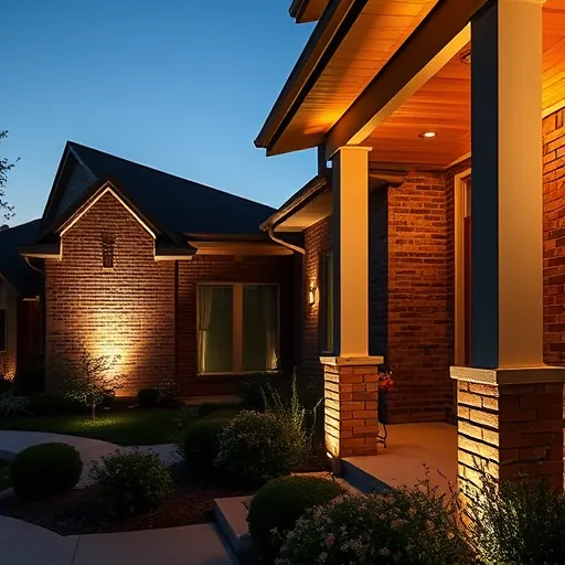 Custom modern interior in Fort Worth TX with recessed lighting, hardwood floors, skyline views, and luxurious decor highlighting expert installation