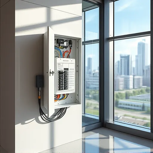 Completed electrical installation in Fort Worth TX showcasing detailed wiring and fixtures in a well-lit environment