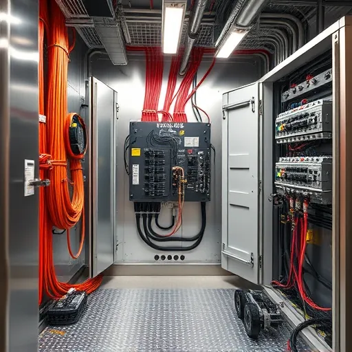 Completed electrical installation in Argyle TX showcasing neat circuits, organized panel, polished wiring, and a professional environment.
