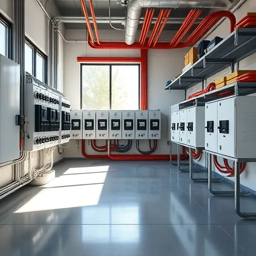 Completed electrical installation in Blue Mound TX, featuring organized workspace, quality panels, and pristine tools.