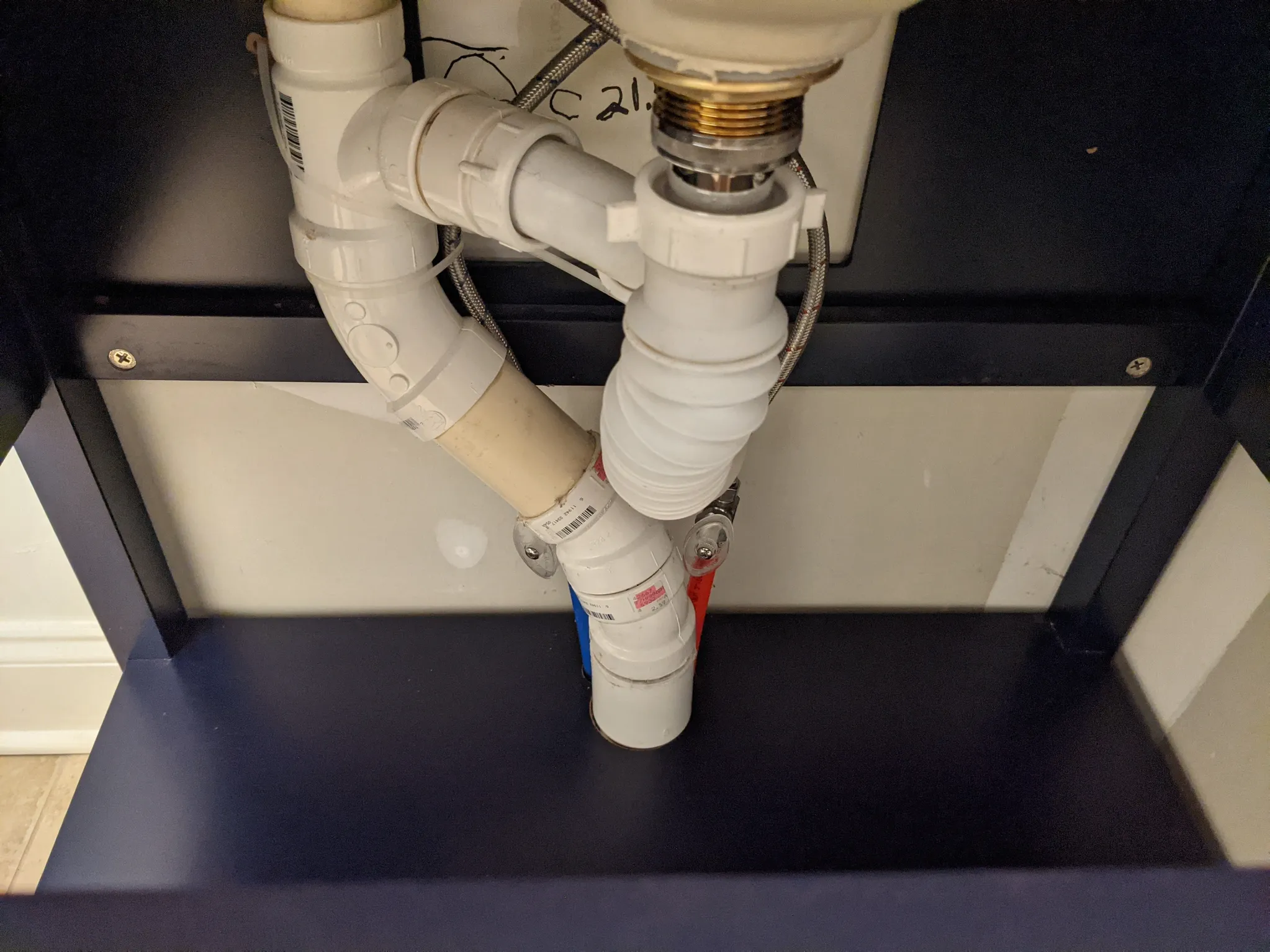Plumbing repair — faucet and drain work in a Greenville SC home