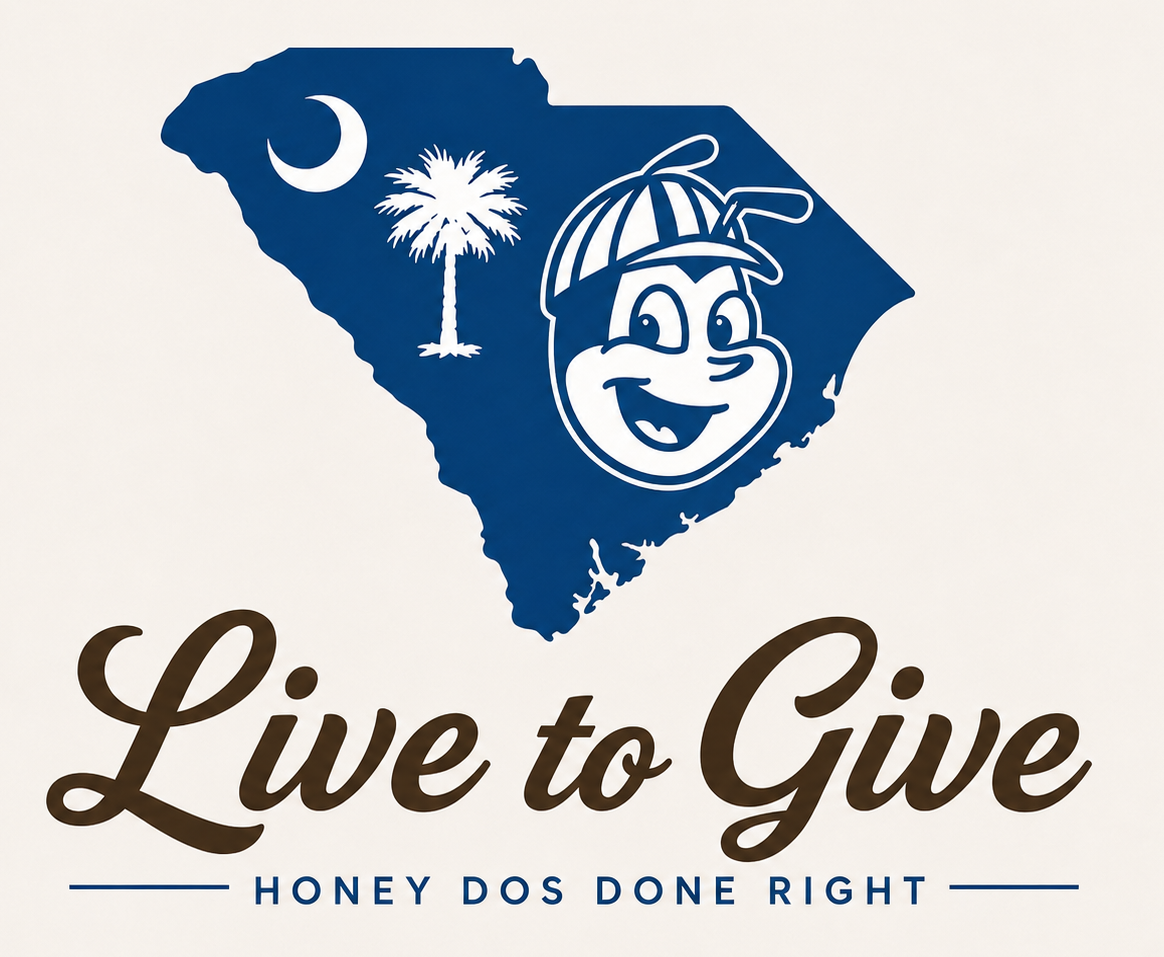 Upstate South Carolina service area map — Honey Dos Done Right