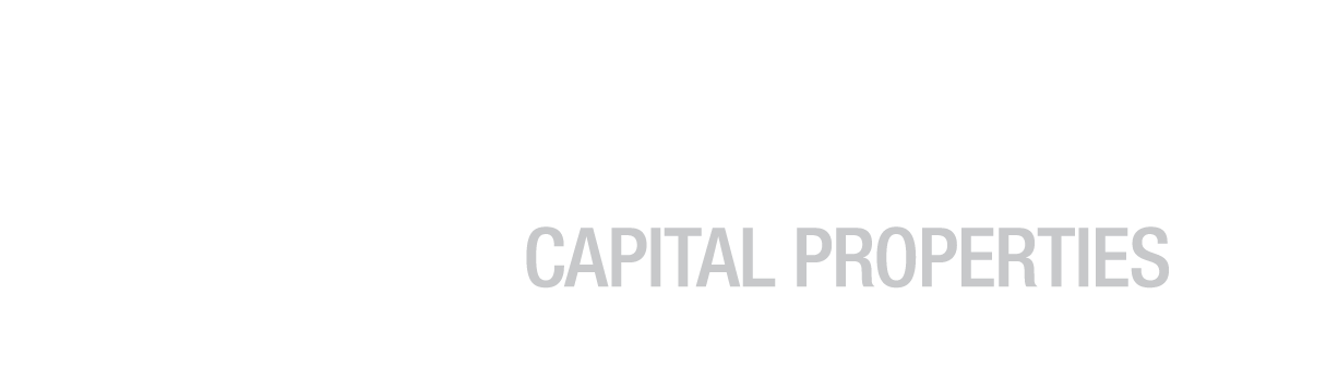 KW Capital Properties logo, reversed for dark backgrounds