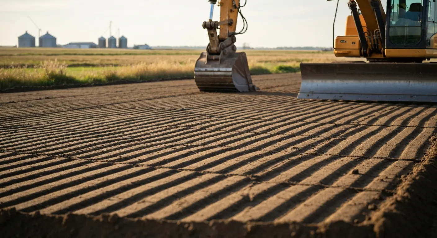 Land grading project